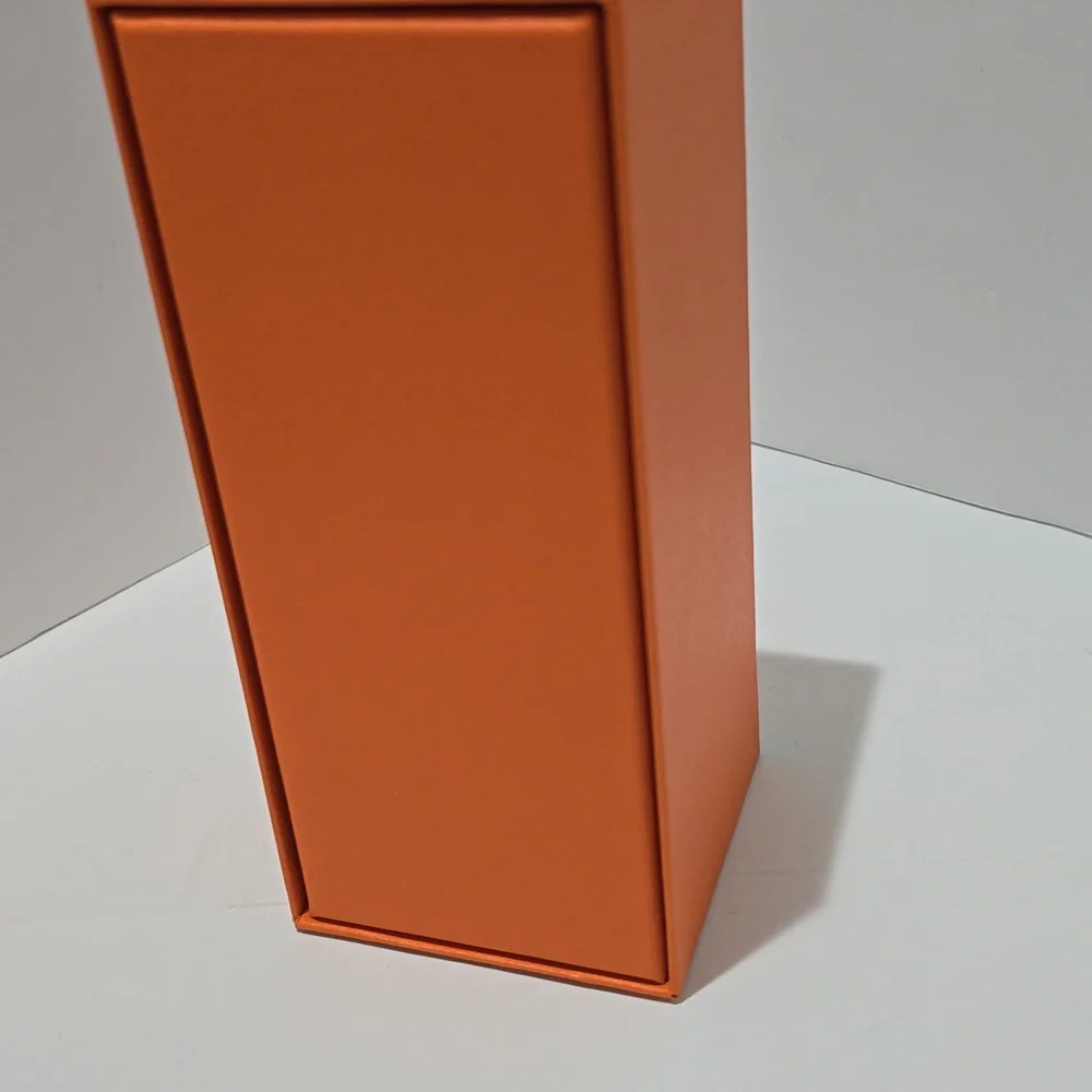 Hermès Orange Gift Paper Bag and 2 Piece Box Small